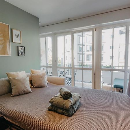 Traber Apartments Im Herzen Leipzigs Balkon Parkplatz エクステリア 写真