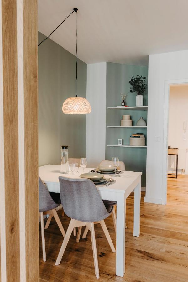 Traber Apartments Im Herzen Leipzigs Balkon Parkplatz エクステリア 写真